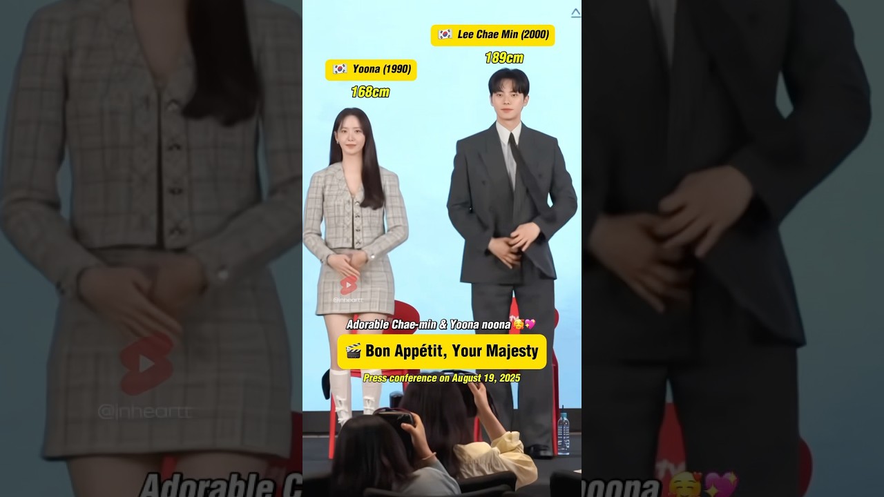 Too cute 🥰 Chae-min & Yoona noona 🫶 