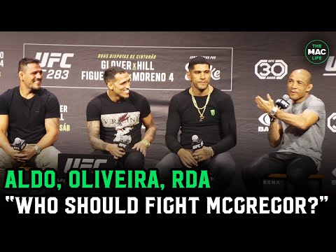 Jose Aldo, Charles Oliveira & RDA: "Who should fight Conor McGregor?" (SUBTITLED)