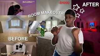 EXTREME ROOM MAKEOVER + ROOM TOUR & ROOM DECOR SHOPPING **