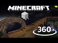 Deadly Roller Coaster in 360° - Minecraft [VR] 4K 60FPS Video