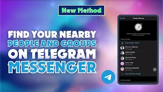 How to Find Your Nearby People and Groups on Telegram Messenger  |Skill Wave screenshot 4