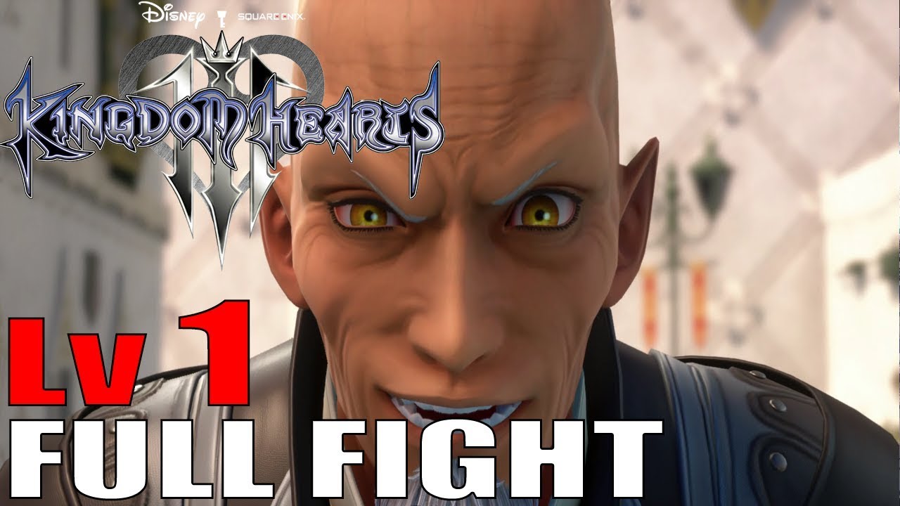 Kingdom Hearts 3 [Level 1 Proud] Xehanort Boss FULL FIGHT YouTube