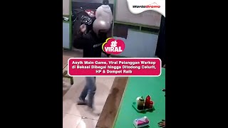 Asyik Main Game, Viral Pelanggan Warkop di Bekasi Dibegal hingga Ditodong Celurit, HP & Dompet Raib