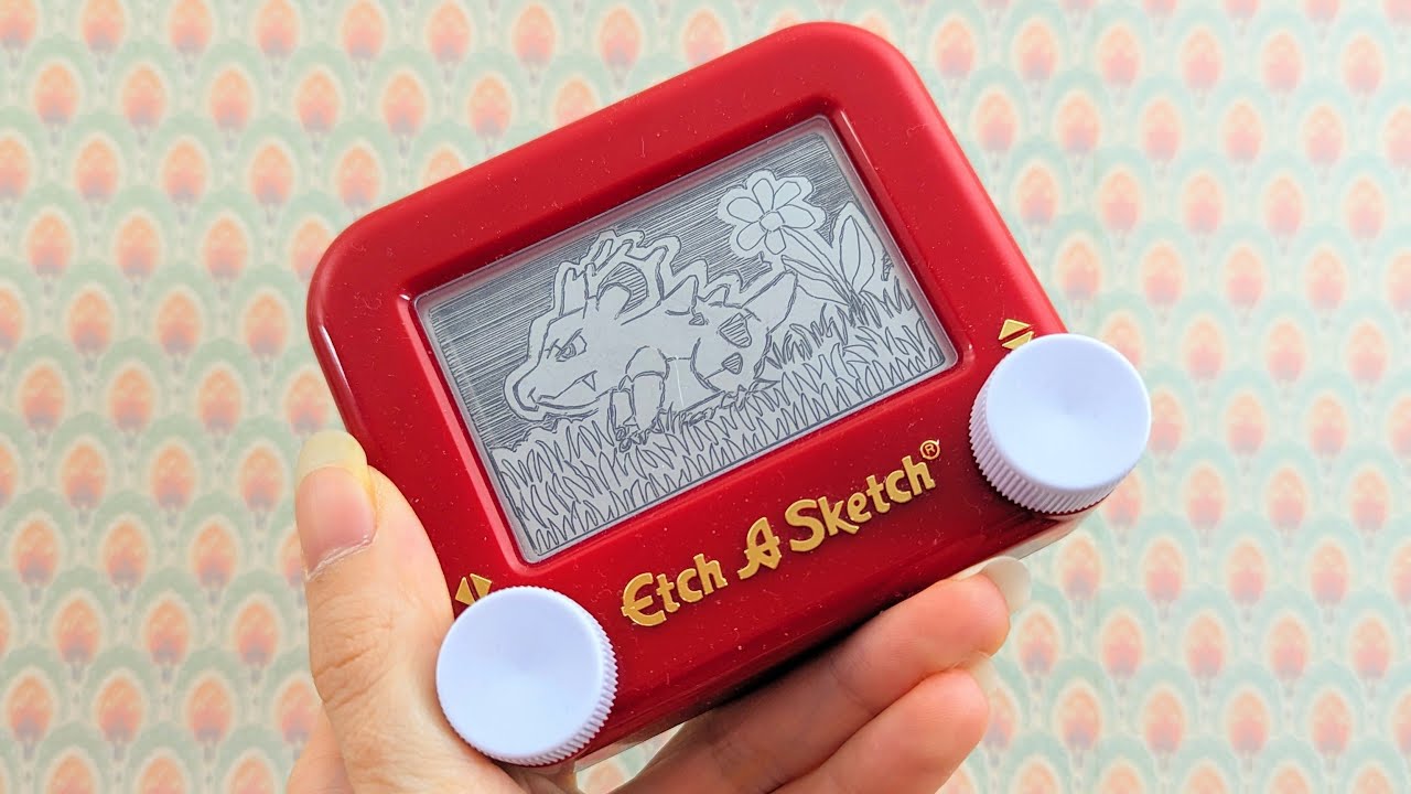 Etch A Sketch art requests - YouTube