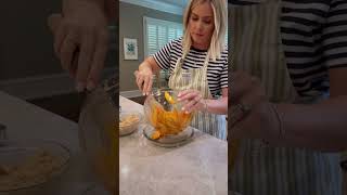 Baking a Peach Crumble