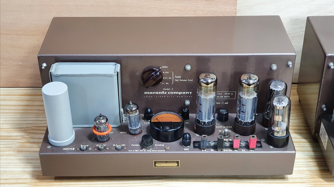Near-perfect Rare item MARANTZ 2 tube power amplifier 완벽에 가까운 희귀모델 마란츠 ...
