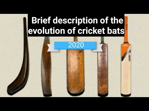 (2020)Brief HISTORY of CRICKET BATS in 2 minutes. Cricket Bat evolution ...