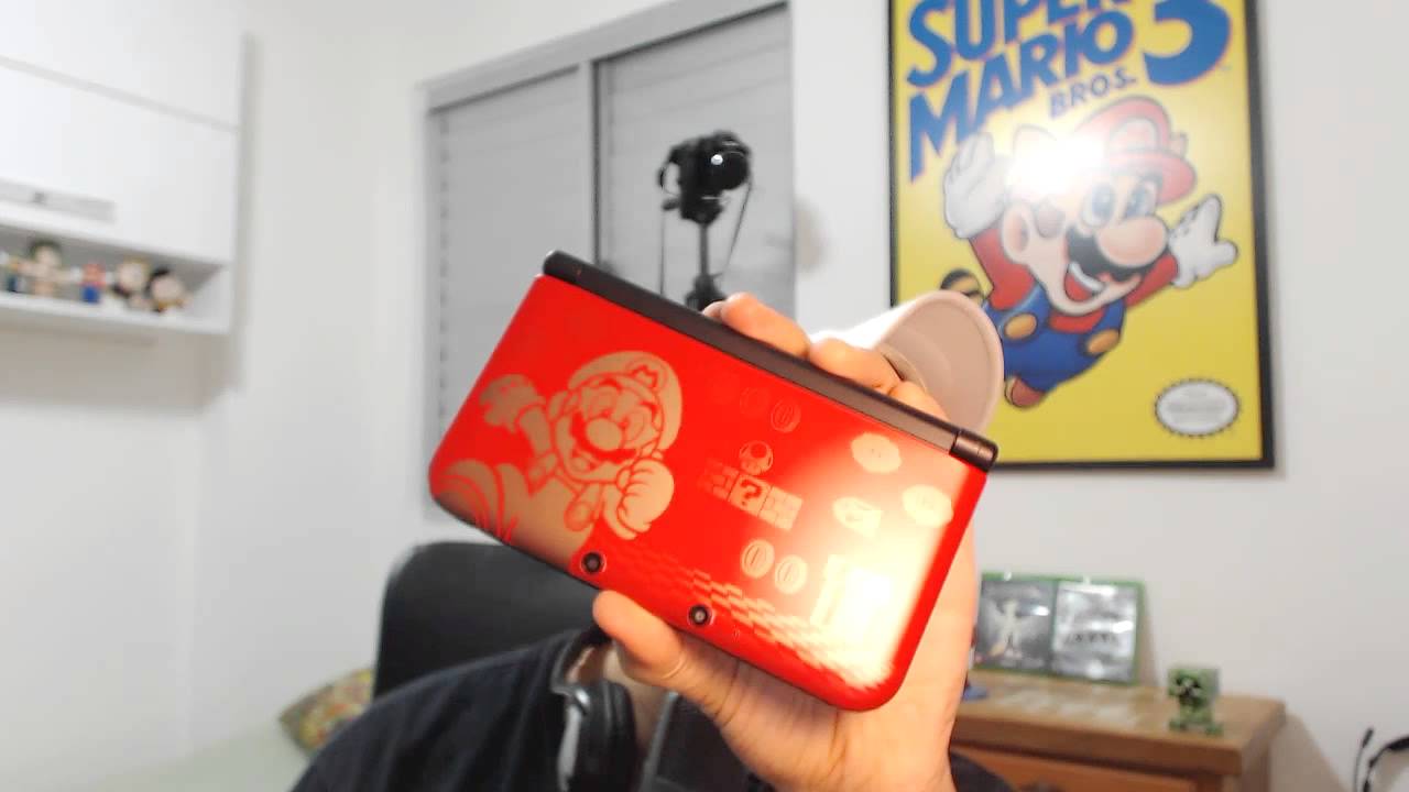 NINTENDO 3DS XL MARIO EDITION EU COMPREI UM! YouTube