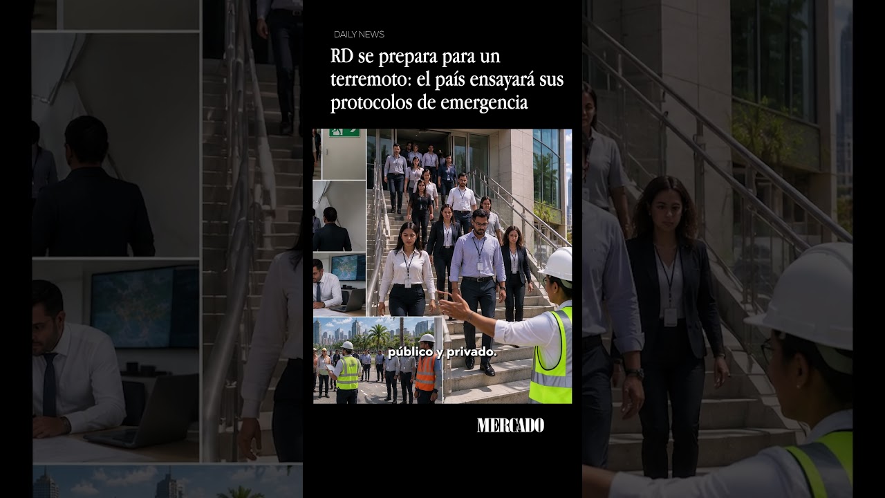 RD se prepara para un terremoto el país ensayará sus protocolos de emergencia