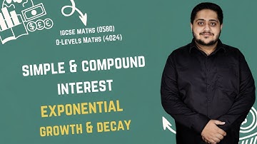 SIMPLE & COMPOUND INTEREST + EXPONENTIAL GROWTH & DECAY | O-LEVELS (4024)| IGCSE (0580) | 2025