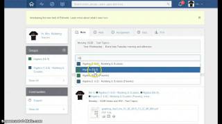 Post a note to Edmodo