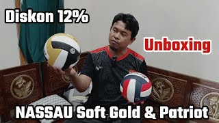 Unboxing the Nassau Soft Gold and Patriot Original Volleyballs, Lots of Discounts During 9/9 screenshot 1