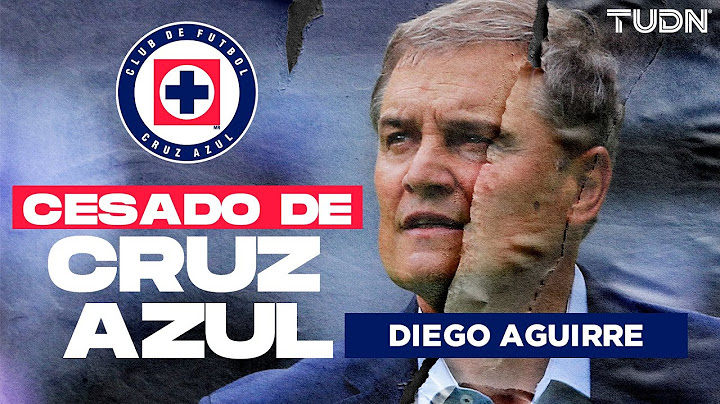 Diego Aguirre es cesado de Cruz Azul luego de la humillante goleada  | TUDN