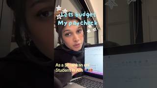 Budgeting my pay check as a Sri lankan student in Australia 🇦🇺🇱🇰 #srilankaninaustralia