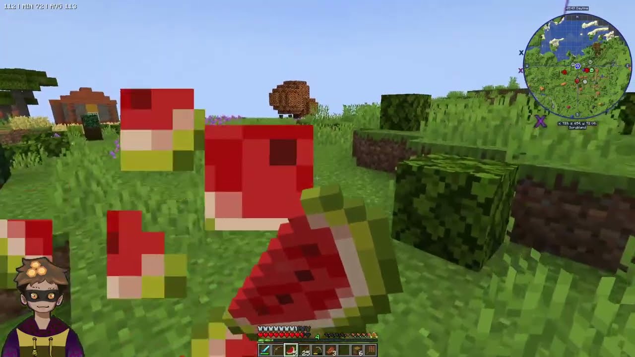 Stream MC - All the mods 9 - Server von @kxthiii und Nether Stuff auf der Blumenwiese von @maaere