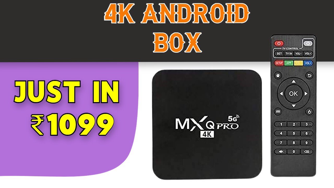 5G Android 4K Tv Box MXQ PRO Smart Tv Box YouTube