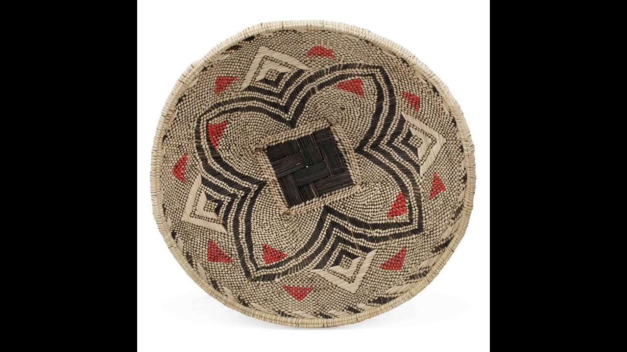 Recycled Winnowing Plateau Basket