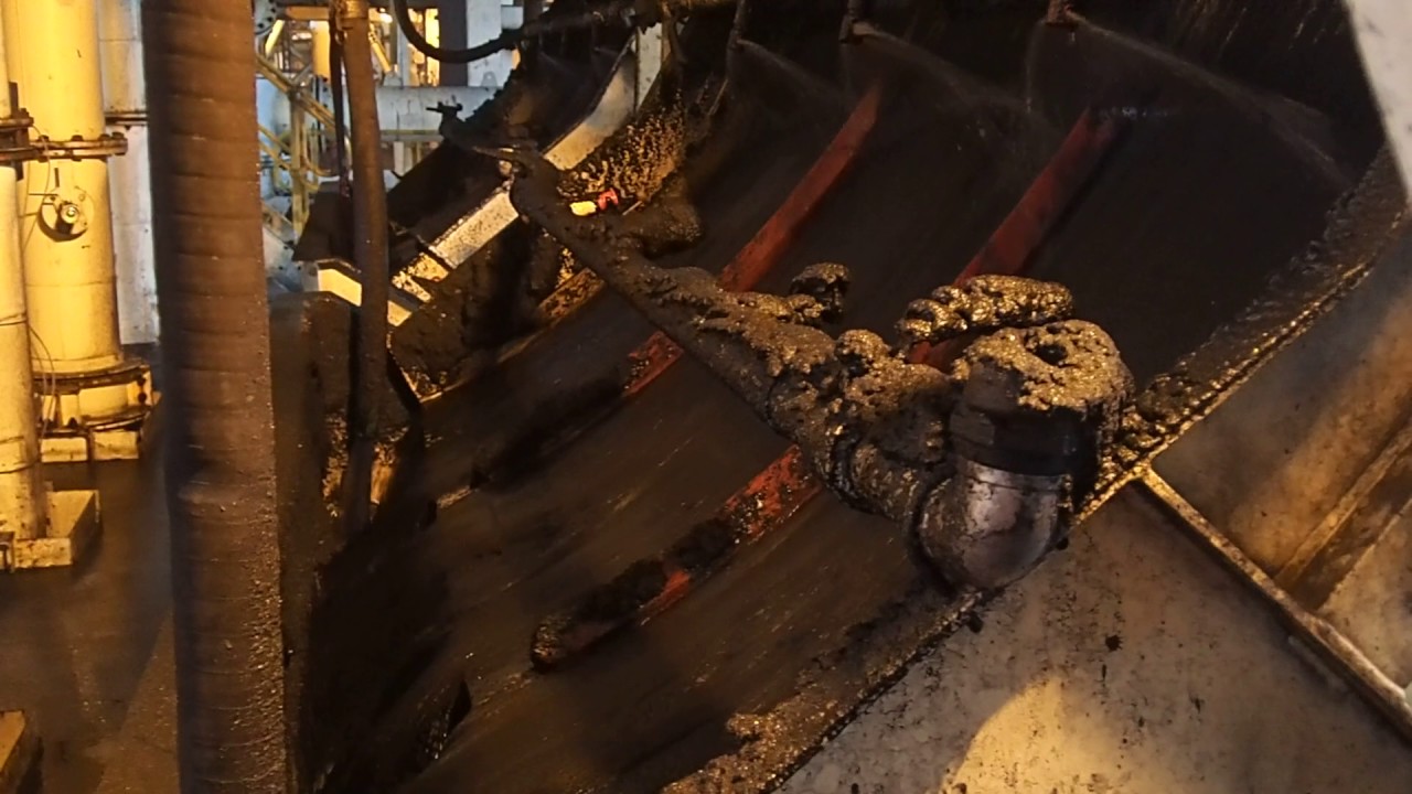 Coal slurry at Energy Resources' Coal Handling and Preparation Plant