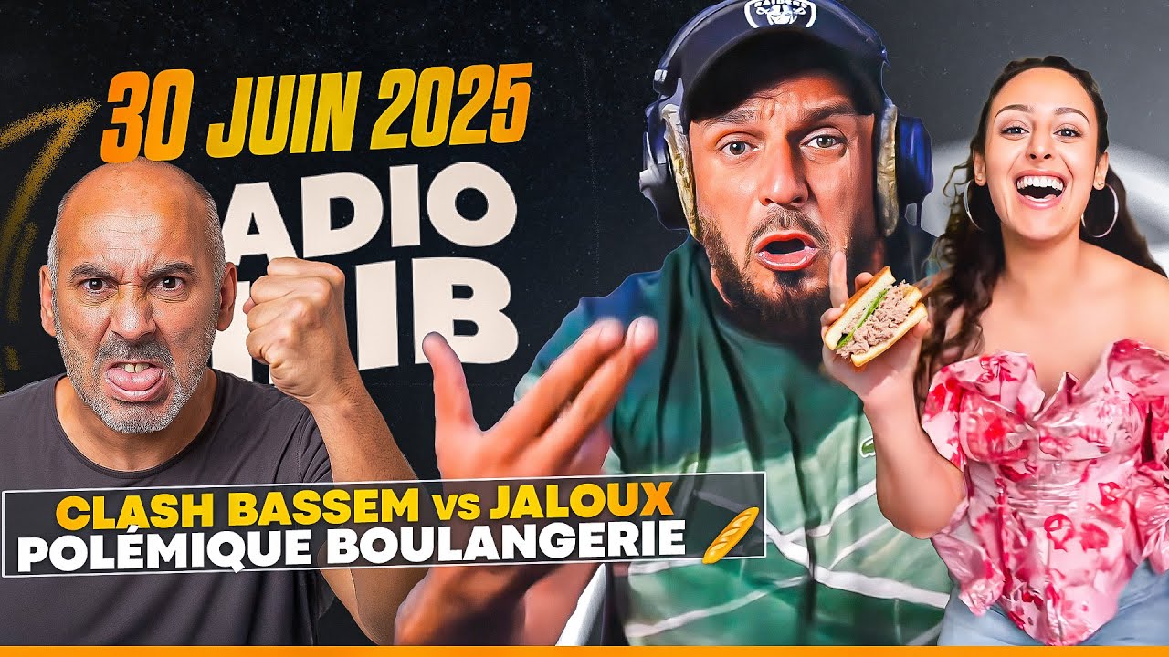 BASSEM vs RAGEUX 🤬POLÉMIQUE BOULANGERIE 🚨| RADIO HLIB DU 30 JUIN 2025