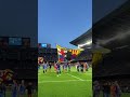 Scenes At The Camp Nou After Barcelona Thrash Wolfsburg 📸 #Shorts