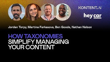 How taxonomies simplify managing your content