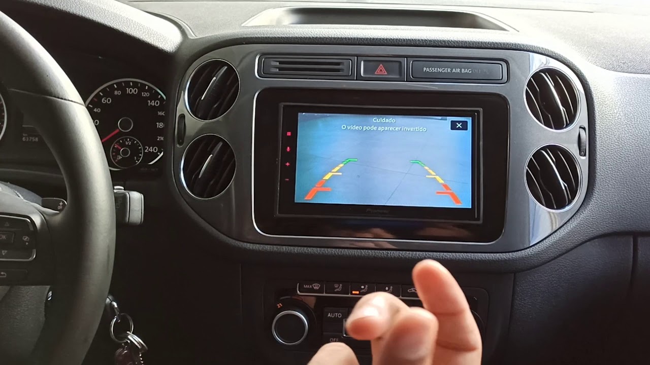 Tiguan 2013 - Central Pioneer 7" Carplay e Android Auto (sem fio) - ArtsomAuto