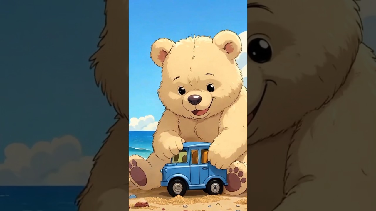 Blue Color for Kids — Sunny Bear Finds Blue Things 🌊🔵