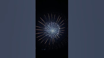 8" Red Green Crackling Magic Ball into Blue Pistil w/Brocade Ring Rise/Tail #racconfireworks