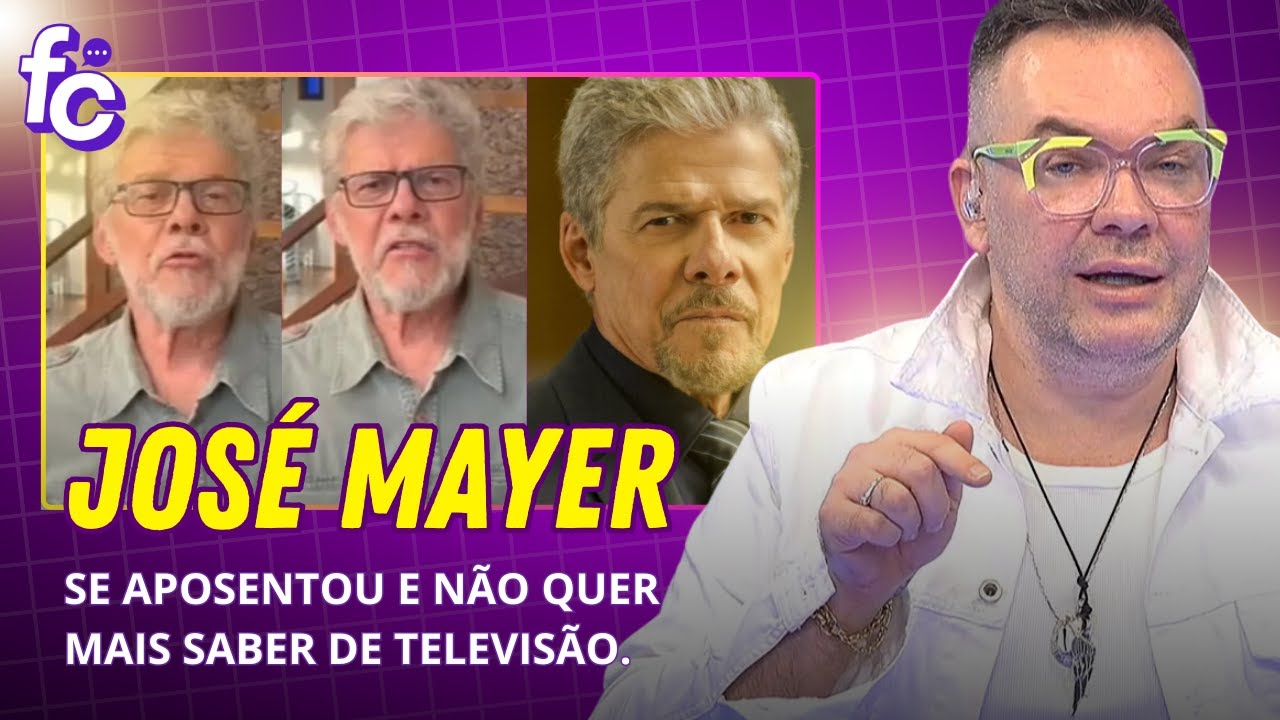 José Mayer se aposentou e não quer mais saber de televisão | Felipeh Campos