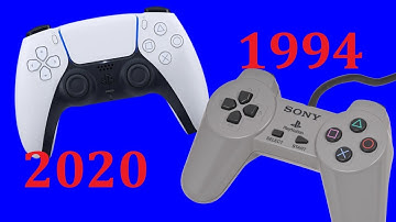 The Evolution of PlayStation Controllers (1994-2020)
