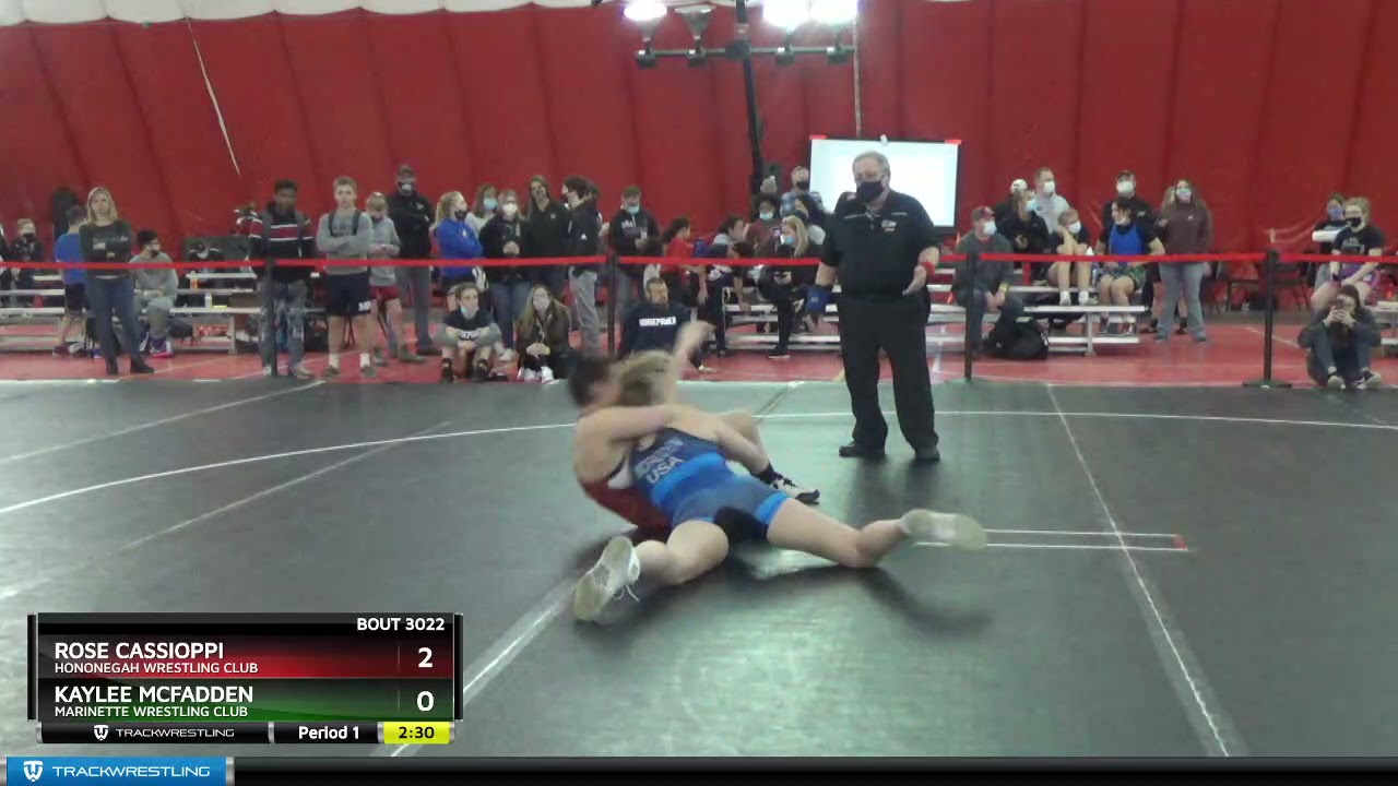 High School Girls 164 Rose Cassioppi Hononegah Wrestling Club Vs Kaylee Mcfadden Marinette Wrestli Youtube