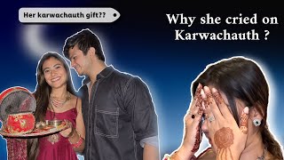 Our 2nd Karwachauth After Marriage | She cried on karwachauth | Tanshi vlogs