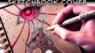 Drawing on my SKETCHBOOK COVER