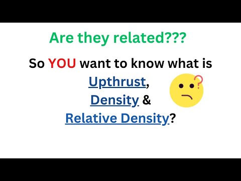 Pressure: Upthrust, Density And Relative Density | Class 9 & 10 | Science | CBSE/SEE