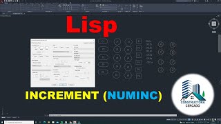 Lisp INCREMENT(NUMINC) para acelerar el trabajo  en AutoCAD