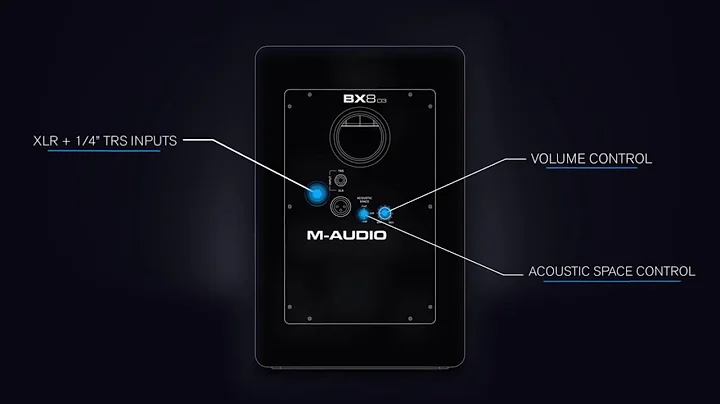 Présentation des moniteurs BX8-D3 de M-Audio