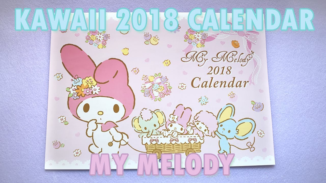 My Melody 2018 Wall Calendar