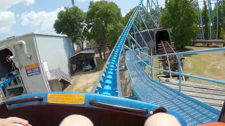 [4K] MR. FREEZE Reverse Blast POV at Six Flags Over Texas