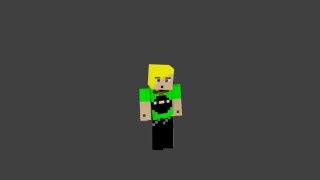 Backflip Minecraft Animation