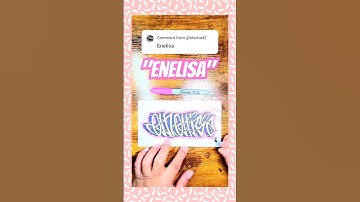 Let me draw your name next.  Just comment your name.  #shorts #art #graffiti #sharpie #free