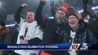 Cincinnati Bengals fans celebrate team's playoff run