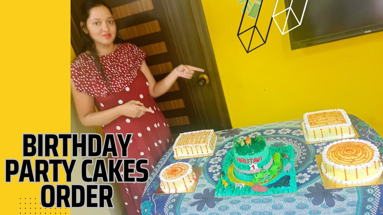 Birthday Party Cakes Order|Butterscotch Cake|Ruchita's Kitchen|