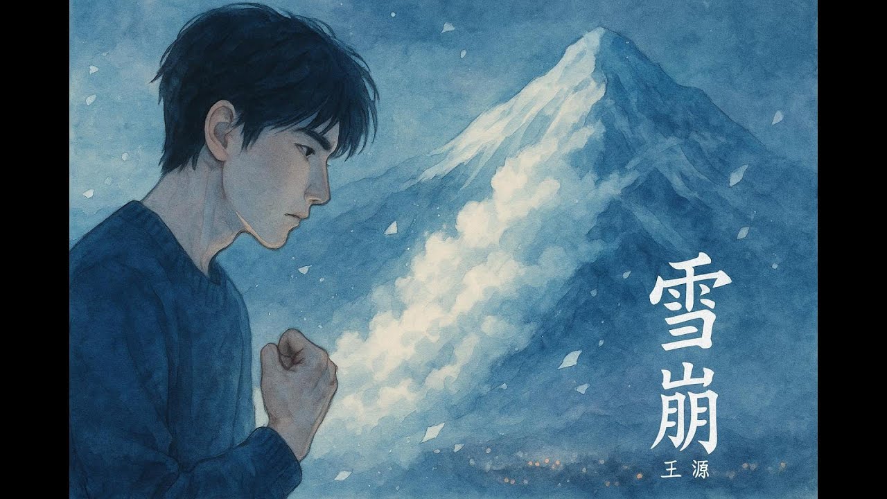 王源《雪崩》故事版｜紙沫月光｜唯美水彩插畫 MV｜中文字幕・歌詞時間軸