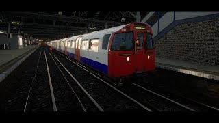 Bakerloo Line to London Rd. Depot - SPED UP - 1972 Stock - TSW5