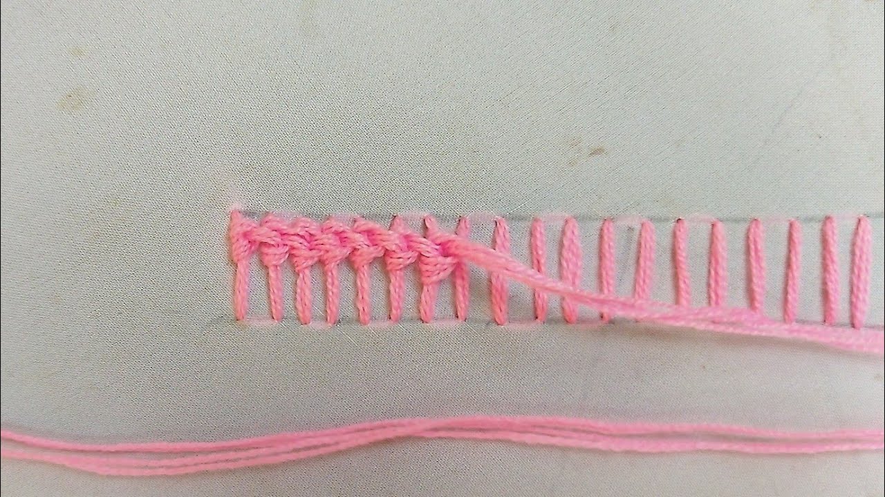 Basic single stitches embroidery। Hand embroidery tutorial for ...