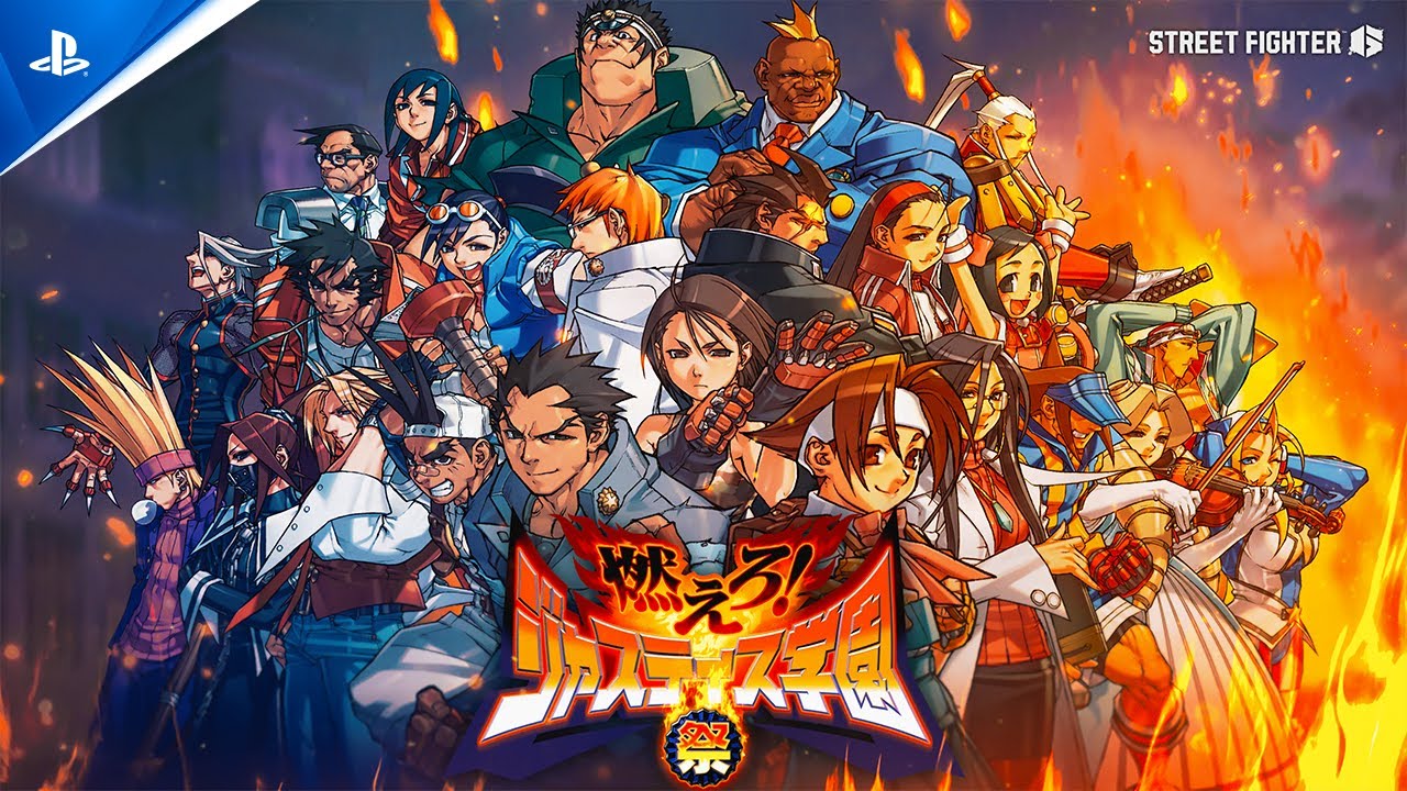 CAPCOM 私立ジャスティス学園 等身大　パネル　難あり ストリートファイター6』ファイティングパス「ジャスティス学園祭
