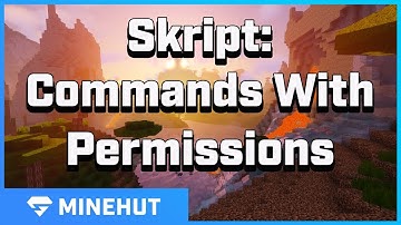 How To Make Custom Commands With Permissions With Skript | Minehut 101