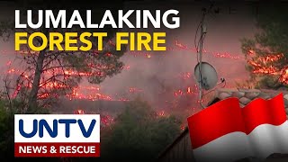 Mga bumbero sa Indonesia, pinaigting ang puwersa para sa pag-apula sa forest fire