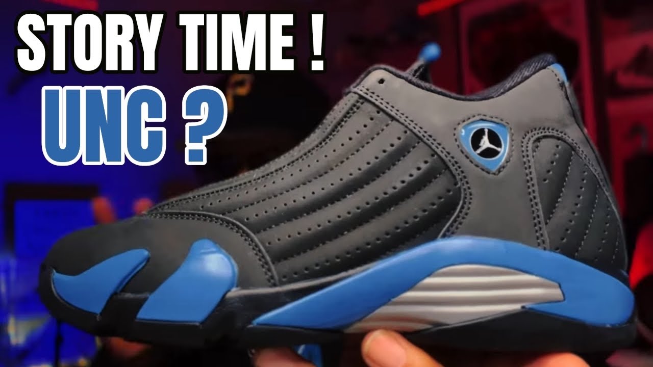 THIS  UNC AIR JORDAN 14 DOESNT DO IT FOR ME ( STORY TIME )