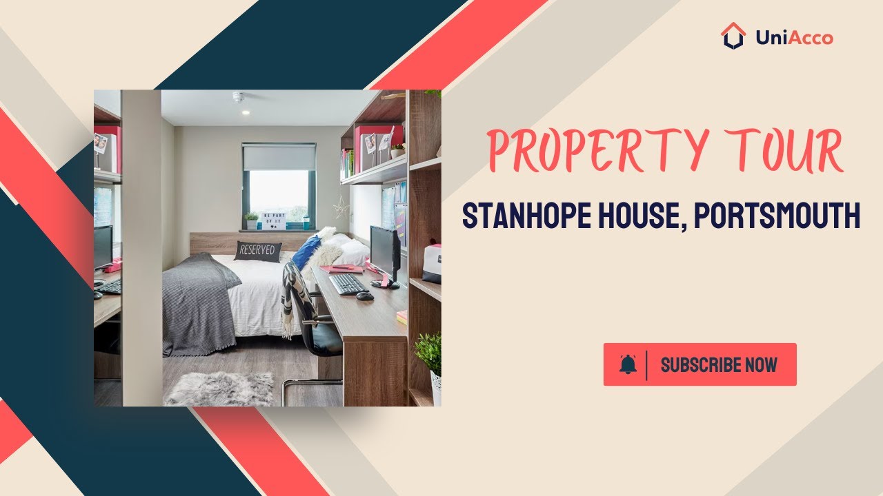 Stanhope House Portsmouth Room Tour 🛏️ | Stylish Student Rooms with Sea Views!